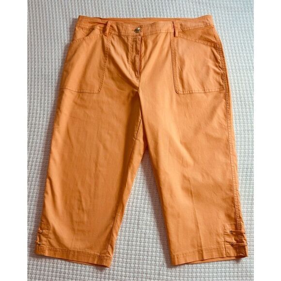 HEARTS OF PALM Women’s SIZE 10 Light Orange Capri - Picture 1 of 5